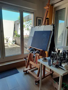 atelier peinture artiste peintre carcassonne toulouse