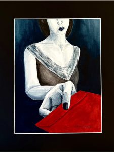 tableau aquarelle l'enveloppe artiste peintre carcassonne toulouse