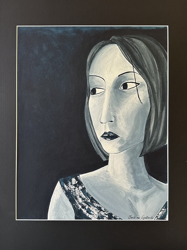 tableau aquarelle saudade artiste peintre carcassonne toulouse