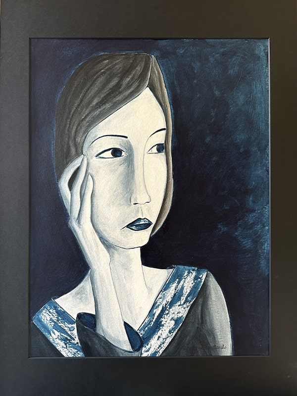 tableau aquarelle yvonne artiste peintre carcassonne toulouse