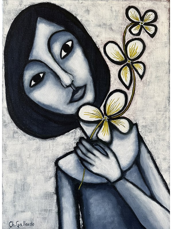 marionnette fleur peinture artiste toulouse carcassonne