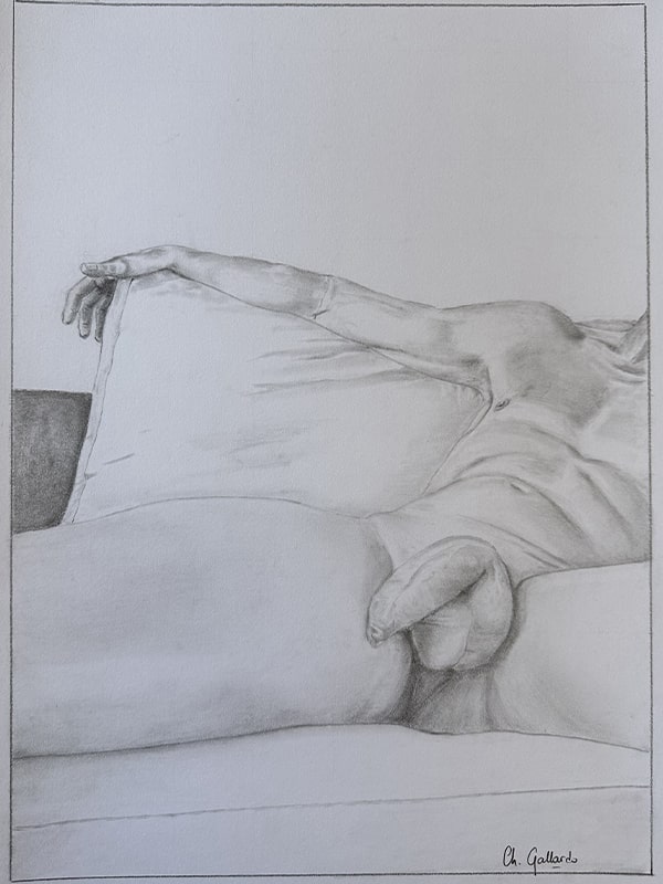 serie nus artiste homme assis peintre toulouse